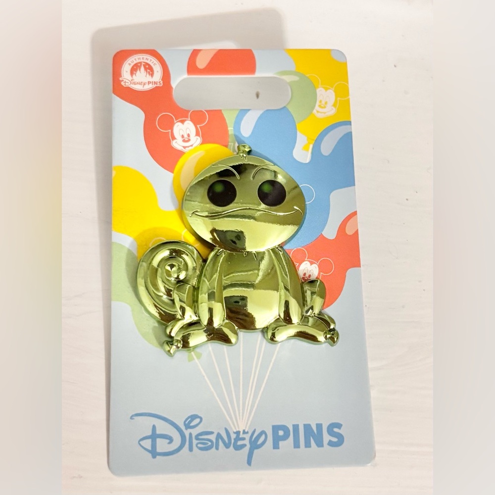 Disney Metallic Light Green Pascal Enamel Pin